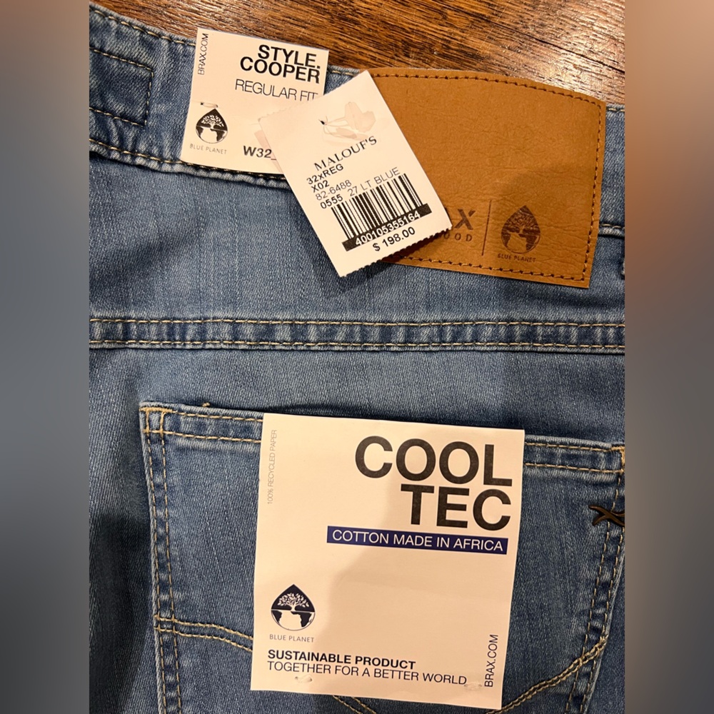 NWT Brax Men’s Cool Tech Jeans - Picture 5 of 5